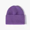 Gorro de Punto con Hueco para Cola de Caballo para Mujer Invierno Estilo K Moda Tendencia Otoño e Invierno Gorro Pullover Parte Superior Abierta Gorro de Lana Protección para Orejas
