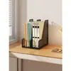 Prateleira de Armazenamento para Classificação de Assuntos Porta-livros de Mesa Estante em Camadas Porta-arquivos de Mesa para Estudante Prateleira de Armazenamento de Livros Uso Doméstico
