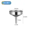 Embudo de Acero Inoxidable Diámetro Grande Fuga de Aceite Embudo para Vino Uvas Fuga de Salsa Tamaño Diámetro Embudo 8cm-20cm