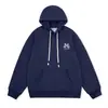 Sudadera con capucha de algodón puro personalizada, marca de moda, invierno, unisex, casual, holgada, manga larga, con estampado, casual, versátil