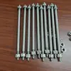Eixos Centrais M12 Estão Disponíveis em Tamanhos de Comprimento Completo Diâmetro de 12mm Aço Inoxidável Eixo Central da Roda Dianteira Eixo de Garfo Plano Precisão CNC