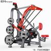 Entrenador de Remo Sentado Panatta Panata Tirón Alto Remo Horizontal Redondo Set de Equipo para Gimnasio