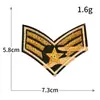 Emblema do Exército Camuflado Patch de Tecido Bordado Exportação Tendência Jaqueta Ombreira Redonda Manga Verde Militar Patch Bordado em Computador