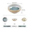 Série Mar Estelar Louça de Melamina Panela Quente Churrasco Restaurante Buffet Tigelas e Pratos Criativos de Imitação de Porcelana Prato para Molho Conjunto de Louças