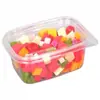 Caixas de embalagem descartáveis para frutas para supermercados, caixas para salada de frutas, caixas transparentes para frutas cortadas, caixas de embalagem para salada de iogurte, caixas para sobremesas