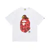 Camiseta BAPE Verão Camuflada Unissex Manga Curta Gola Redonda Estilo Japonês Tendência