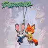 Zootopia Periférico Creativo Cadena para Teléfono Móvil Acrílico Colgante Exquisito Estudiante Mochila Escolar Colgante de Dibujos Animados de Alto Valor
