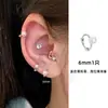 Brincos Pequenos de Pérola com Fecho de Borda para Mulheres Design de Nicho Extremamente Pequenos Stud de Cartilagem da Orelha Argola de Orelha Argola de Orelha Atacado