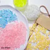 Nuevos Accesorios para Uñas Mini Lindos Dulces con un Toque de Alta Gama, Funda para Teléfono de Uñas Mariposa Transparente Hielo Accesorios de Resina al por Mayor