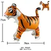 Globo Caminante Nuevo y de Moda Puesto del Mercado Nocturno Animales de Dibujos Animados con Ruedas Puesto Callejero Globo de Dinosaurio Caminante Tigre