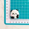 Parche de Material de Resina de Dibujos Animados de Panda DIY Lindo Animal Accesorios Hechos a Mano Pegamento Crema Funda para Teléfono Móvil Joyería Dibujos Animados