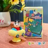 Chaveiro Pingente Autêntico Desenho Animado Shin-Chan Super-Homem Dinâmico Carro Chaveiro Boneca Fofa para Bolsa Decoração