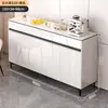 Aparador de Luxo Leve Uso Doméstico Montado na Parede Integrado Simples Moderno Armário Multifuncional de Armazenamento Sala de Estar Cozinha Armário