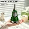 Dispensador de jabón de manos con forma de Moai peculiar para tocador de baño en casa, Botella dispensadora de gel de ducha tipo prensa