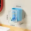 Portacepillos de Dientes de Juguete de Dibujos Animados Montado en la Pared, Set Familiar de Cepillos de Dientes Montado en la Pared sin Taladro, Set Infantil con Vaso para Enjuague Bucal y Soporte para Cepillos de Dientes