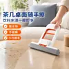 Mop de Mesa Dobrável Mini Fácil de Usar Algodão Adesivo Cabeça de Algodão Panos Duráveis Mesa Sem Deixar Marcas Limpeza de Mesa Pequena Ferramenta