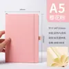 Cuaderno de Notas con Correa A5 Piel Banda Elástica Oficina Logo Imprimible Diario Transfronterizo Spot Venta al por Mayor