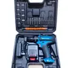 Furadeira Manual Multifuncional de Bateria de Lítio Personalizada Furadeira Elétrica de Impacto Chave de Fenda Elétrica Doméstica Conjunto para Marcenaria Ferramenta de Carregamento de Ferragens