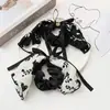 Elástico Elegante para el Cabello con Cinta Floral Estilo Francés, Nueva Diadema Vintage de Alta Gama, Suave Accesorio para el Cabello