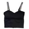 2023 primavera e verão novo strass quente beleza volta diamante-embutido camisole embrulhado peito moda bottoming sexy outerwear top para a moda feminina