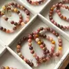 Pulseras de Jade de Seda Dorada Natural de Xinjiang al por mayor, Pulseras de Flor de Cerezo Flor de Durazno, Productos Promocionales Versátiles para Transmisión en Vivo