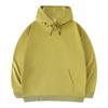 Atacado de fábrica solto grande ombro caído moda pulôver com capuz bolso suéter código europeu transfronteiriço casual cor sólida estampável
