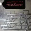 Carro Plegable de Cuatro Ruedas para Vidrio de Puertas y Ventanas de Alta Resistencia, Carro de Transporte Logístico con Marco Bilateral para Placas de Yeso y Azulejos, Tirado a Mano
