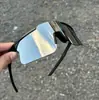 Gafas de sol deportivas para exteriores estilo cyberpunk con montura grande para hombres y mujeres, adecuadas para esquí, montañismo, protección contra el viento, protección solar y ciclismo