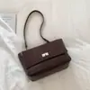 Bolso de Hombro Versátil de Diseño Coreano de Gran Capacidad de Moda, Bolso Cruzado para Mujer de Venta Caliente para Otoño e Invierno, Bolso Cubo Escarchado