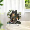 Halloween Transfronterizo Luna Luna Nueva Signo Luna Casa de Nieve Calabaza Acrílico Plano 2D Sala de Estar Dormitorio Escritorio Decoración del Hogar