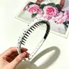 Faixa de Cabeça Simples Diária com Tecido de Bolinhas para Mulheres com Dentes Antiderrapante Prensa de Cabelo Temperamento Moda Laço de Cabelo Acessórios de Cabelo Verão