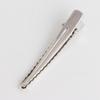 Venta al por mayor de materiales DIY directos de fábrica pinzas para el cabello de metal accesorios para el cabello Wenzhou pinza para el cabello de pico de pato de 6 cm con dientes