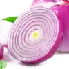 Cebollas de Piel Morada de Shandong Frescas 2.5 kg Frutas y Verduras para Comer Crudas, Cebollas Redondas Dulces, Productos de Temporada de la Granja para Comer Crudos