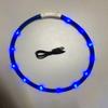 Fabricantes suministran collar luminoso recargable por USB para perro luz de advertencia para mascotas flash LED collar de silicona gato y perro Universal