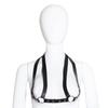Ropa de Restricción Jiuai SM de una pieza Correa Ropa Interior Sexy de una pieza Pantalones para Mujer Ropa de Restricción de Pecho de Cuero Ropa para Adultos