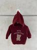 Suéter de invierno con forro polar para bebés y niños, chaqueta con capucha cálida, estilo occidental, para niños y niñas.