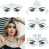 PARTYJOY artículo de venta caliente transfronterizo pegatinas de gemas para la cara pegatinas para cejas pegatinas faciales autoadhesivas de diamante pegatinas faciales para carnaval musical Halloween