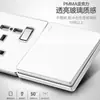 Enchufe conmutador británico de 13A USB Espejo Plexiglás Panel Hong Kong y Macao Doble dos clavijas Estándar británico Versión de Hong Kong