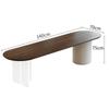 Acrílico silencioso estilo chá mesa de madeira maciça luz luxo kung fu mesa de chá grande placa Tea Table Office nova mesa de chá chinesa e cadeira
