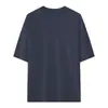 Top de Punto Ligero de Algodón y Lino Gris Claro de Manga Corta para Mujer, Corte Ajustado, Gama Alta, Ligeramente Transparente, Sencillo, Versátil, Cuello Redondo para Primavera y Verano