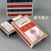 Cartas de juego de impresión grande diseñadas específicamente para el juego de cartas "Guandan", con una superficie de papel texturizada, duraderas y resistentes al desgaste, antideslizantes y resistentes a la flexión, lo que las convierte en cartas de alta calidad y grado profesional para eventos competitivos.