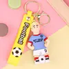 Nuevo Colgante Llavero Estrella de Fútbol de Dibujos Animados, Muñeco Personaje Estrella del Mundial, Colgante para Mochila, Decoración de Coche