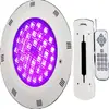 Luz de piscina LED transfronteiriça luz de piscina montada na parede luz subaquática luzes coloridas controle remoto luz subaquática RGB 12V