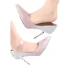 Previene los zapatos de las correas de los zapatos, los cordones de los zapatos, los zapatos de tacón alto alrededor del cuello del pie, anti-tacón, todo fósforo, transparente, multifuncional, cinturón invisible