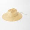 Europa y Estados Unidos moda transfronteriza ocio con cuerda a prueba de viento sombrero de paja viaje al aire libre playa protector solar sombrero parasol