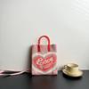 Nova Bolsa de Malha de Grande Capacidade Advanced Sense Ins Bolsa para Celular Nicho Ombro Crossbody Bolsa Cartoon Fashion Bolsa