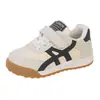 Nueva colección de primavera y otoño de zapatillas deportivas infantiles, con parte superior de piel, diseñadas para niñas, con suela suave y antideslizante, adecuadas para uso casual, correr y uso diario