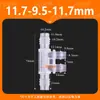 11,7-9,5-11,7mm Diâmetro Variável Divisor de Mangueira de Quatro Vias Multi-Vias Junta Pagoda de Quatro Vias Tubo de Quatro Vias