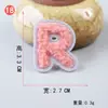 Patches bordados com letras multicoloridas, patches de reparo sem costura para furos em roupas, patches decorativos DIY para bolsas e cadernos