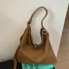 Bolsa Tote Plegada de Gran Capacidad para Mujer 2025 Otoño Nuevo Retro de Gama Alta Casual Versátil Bolso de Hombro Único